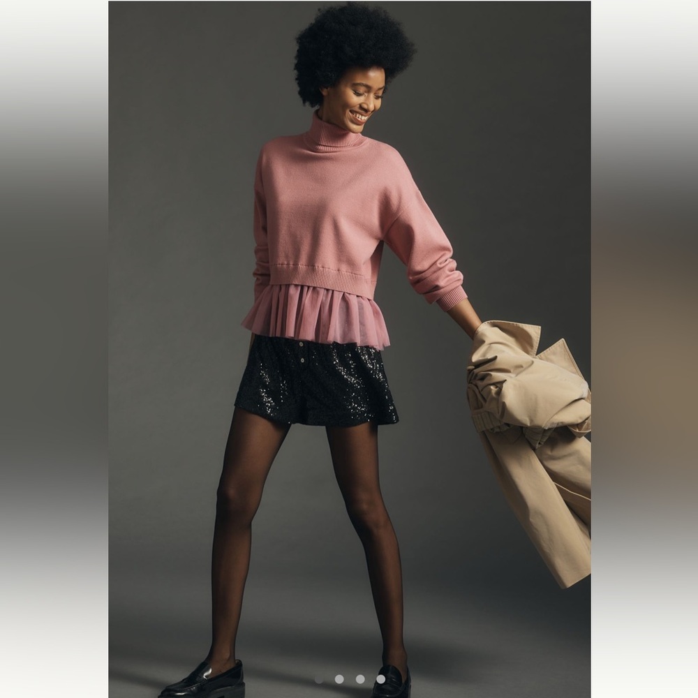 Anthropologie turtle neck sweater